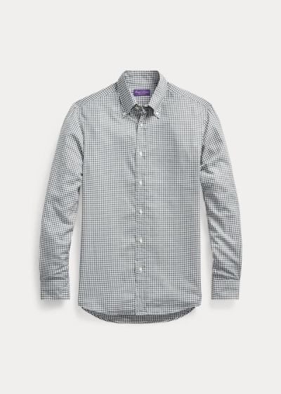 Camisa Ralph Lauren Hombre Grises - Gingham - BUZSX2691